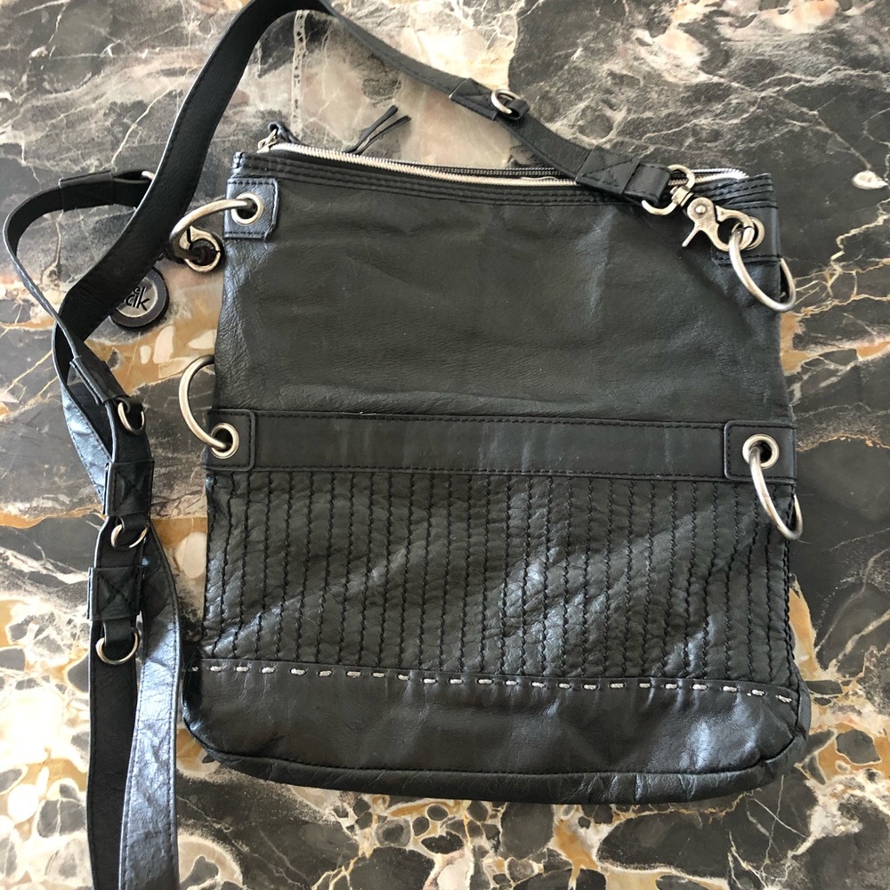 The Sak leather black bag